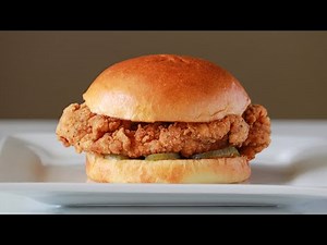 Homemade Crispy Chicken Sandwich