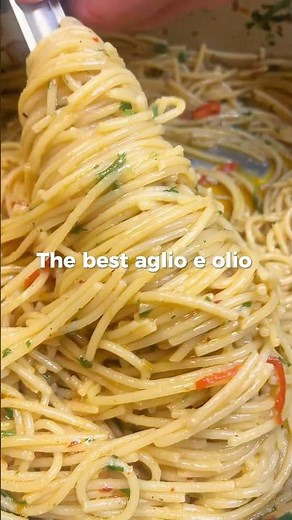 Garlic Chili Oil Spaghetti #pasta