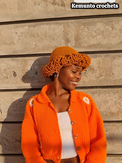 Crochet Floral Ruffle Hat Tutorial for Beginners