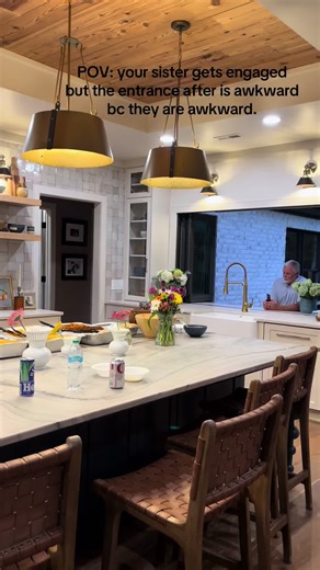 Sister's Awkward Engagement Moment 😂