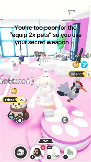 Secret weapon : alt acc 😭 #roblox #adoptme #poor | Roblox