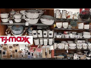 TJ MAXX KITCHEN AND DINING ESSENTIALS | TJ MAXX SHOP WITH ME (Dinnerware, kitchen utensils)