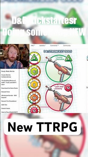TTRPG Kickstarters to watch for 🤔 #dnd #kickstarter #deckofdmthings