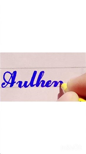Writing the word "Authentic"with cut marker #piano #calligraphy #calligrphylearning