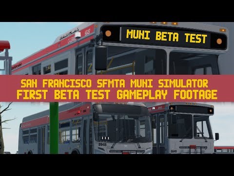 SFMTA MUNI Simulator BETA Test Session #1 | [ROBLOX]