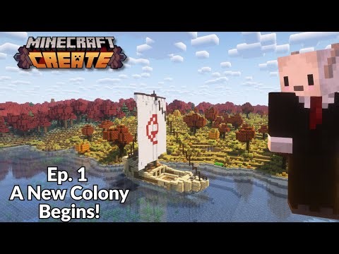 Minecraft Create: A New Colony Begins! (Ep. 1)