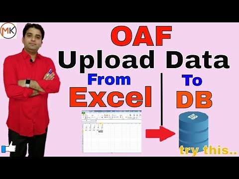 how to upload data directly from excel to oracle database in OAF | Oracle Shooter