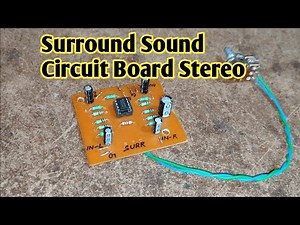 Surround Sound Circuit Board Stereo