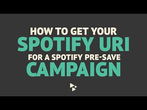 How to get your Spotify URI for a Spotify Pre-Save campaign | CD Baby | HelpCenter