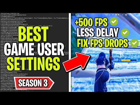 Best Game User Settings in Fortnite Chapter 4 Season 3! (NEW Settings)