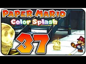 Let's Play PAPER MARIO: COLOR SPLASH Part 37: Goldener Shy Guy im Kobalt-Kai