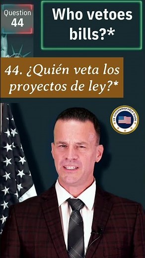 Pregunta 44 Examen Cívica de 128 Preguntas: Traducción Español al Inglés Ciudadanía Americana 2026