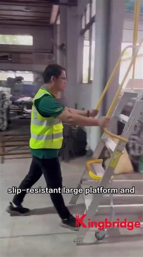 Industrial Class Aluminum Platform Ladder Complied to AS/NZS 1892.1:2018 standard