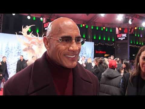 RED ONE Dwayne THE ROCK Johnson Interview Red Carpet back in Berlin GLOBAL PREMIERE Weltpremiere Fun