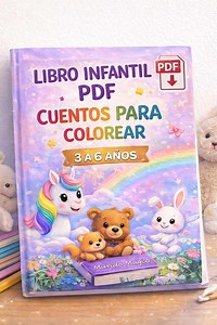 Children's PDF Coloring Book With Magical Stories | A4 Printable | Ages 3-6 - Etsy