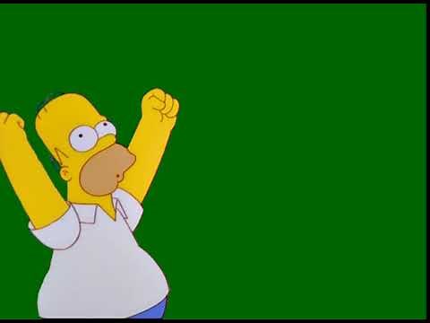 Green Screen Soundbyte, Homer - Woohoo!