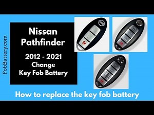 Nissan Pathfinder Key Fob Battery Replacement (2012 - 2022)