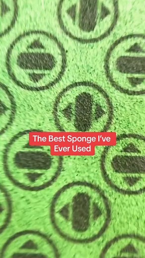 The pattern indicator on this sponge is a game-changer! Would you swap out your old sponge for the Skura Style Sponge? 👀 | Real Simple