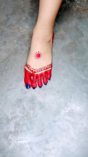 Payer alta design || পায়ের আলতা ডিজাইন ||#viralvideo #shortvideo #shorts #youtube