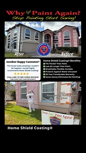 ⭐️⭐️⭐️⭐️⭐️ See why Home Shield Coating® is the best coating to waterproof stucco! Home Shield Coating® isn’t just paint; it’s a commercial-grade, two-part permanent coating system specifically designed to replace traditional exterior paint. It offers superior protection, proven durability, and the peace of mind that comes with a 30-Year Warranty. Home Shield Coating® Benefits: ✅ 17X Thicker than standard exterior paint ✅ Lasts 6X Longer than regular paint ✅ Forms a breathable, flexible, and dura