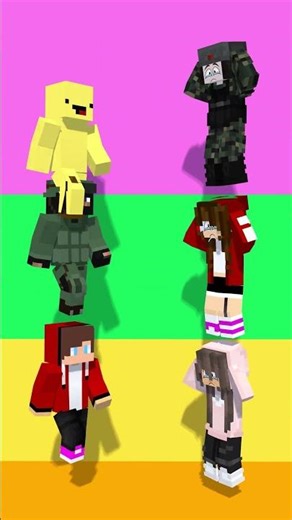 3 Girls + 3 Boys = Destiny? 💫💕 Maizen Minecraft #shorts