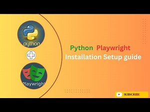 Installation python vscode playwright