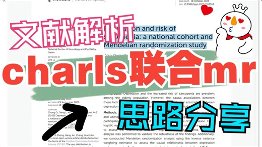 charls联合mr文献思路分享