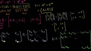 More on matrix addition and scalar multiplication