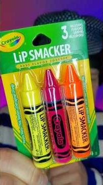 Lip Smacker Crayola Lip Balm Review! #lipbalm #beauty #asmr