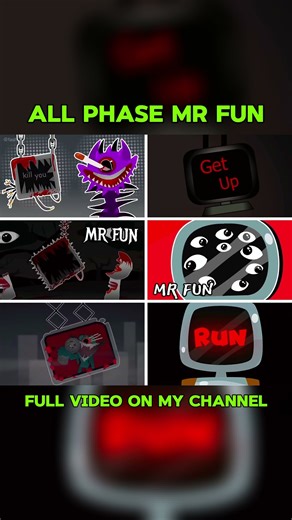 All Phase Mr Fun Computer #sprunki #animation #shorts