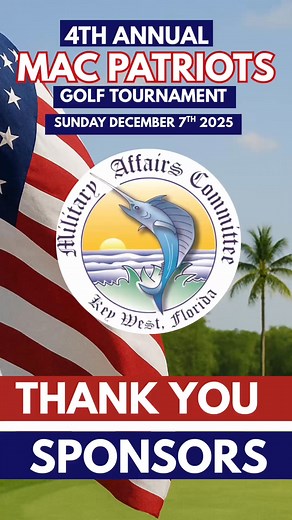 It’s almost time! We are so grateful too all of our amazing sponsors! #keywestmilitaryaffairscommittee #keywest #military #thankful #golflife | Key West Military Affairs Committee