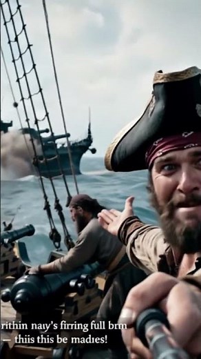 Pirate Vlogs a Full Broadside Attack! | Epic Naval Battle POV