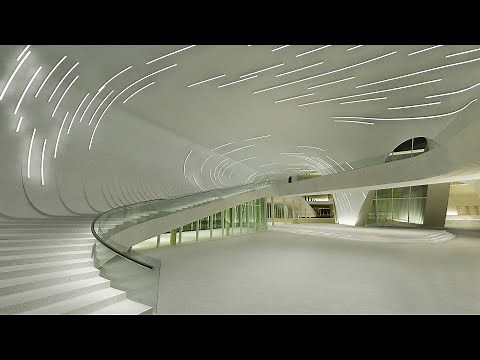 Heydar Aliyev Cultural center designed by Zaha Hadid