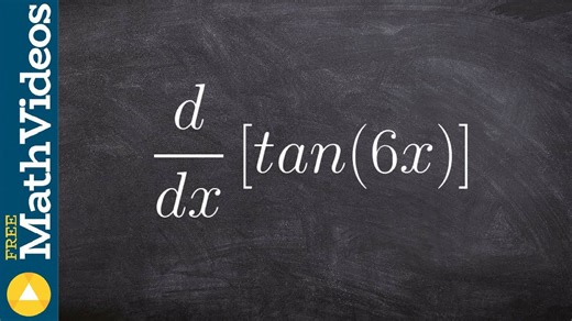 Learn how to use the chain rule with tangent