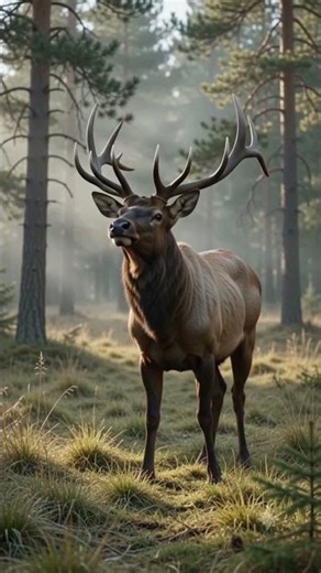 🐺 The silent stalk... the explosive chase... nature's raw survival in action. 🌲🦌