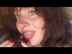 ear eating with intense mouth sounds ASMR (mic biting, wet mouth sounds, whispers)