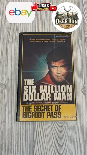 The Six Million Dollar Man The Secret of Bigfoot Pass 1976 Paperback VTG #ebay #sixmilliondollarman