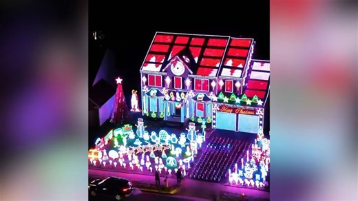 Ashburn family competes nationally with dazzling Christmas lights display