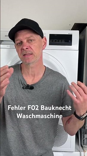 Fehler F02 Bauknecht Waschmaschine