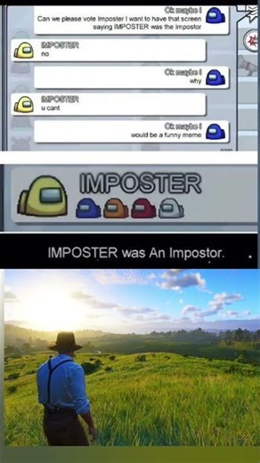 IMPOSTER Was an Impostor 😂 | Funniest Among Us Moment | Gaming Meme Short #meme #Tweening #trend