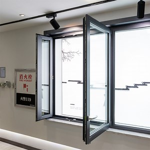 [Hot Item] India Popular PVC Windows Two Sashes French Double Windows UPVC Profiles Extrusion Rows