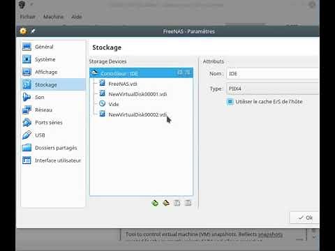 FreeNAS installation VirtualBox