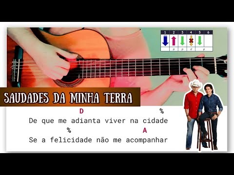 Saudades Da Minha Terra (Chitãozinho & Xororó) Como Tocar No Violão | Zé Cifras