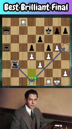 Best Brilliant Endgame! Play Like a World Chess Champion!♟️🔥