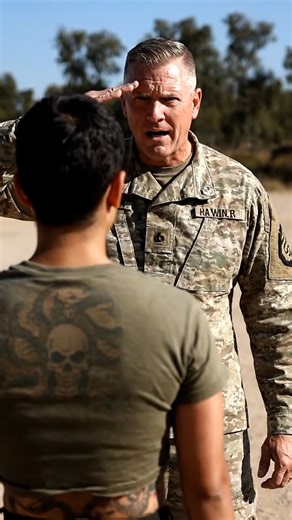 "THEY CALLED ME ""TRASH"" AT BOOT CAMP AND LAUGHED AT MY TORN SHIRT. BUT WHEN THE COMMANDER SAW THE ""FORBIDDEN"" TATTOO ON MY BACK, HE FROZE IN TERROR AND SALUTED ME. ""Get out of my way, logistics."" The voice cut through the crisp morning air like a serrated blade. I felt a heavy shoulder slam into mine, hard enough to spin a civilian around, but I just took a half-step back, absorbing the impact with the quiet grace of someone who knows exactly how to distribute weight. I didn't fall. I didn