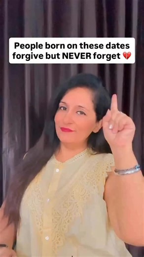 Some people forgive with grace, but they never forget the pain that shaped them 💫 Let’s see why those born on these dates hold this rare emotional balance 👇 🌞 1, 10, 19, 28 (Number 1 – Sun ruled) These are strong-willed souls who believe in self-respect above all. They might forgive you out of maturity, but deep down, they never forget betrayal. Once their trust is broken, they silently distance themselves — no drama, just detachment. 🌍 4, 13, 22, 31 (Number 4 – Rahu ruled) They forgive beca