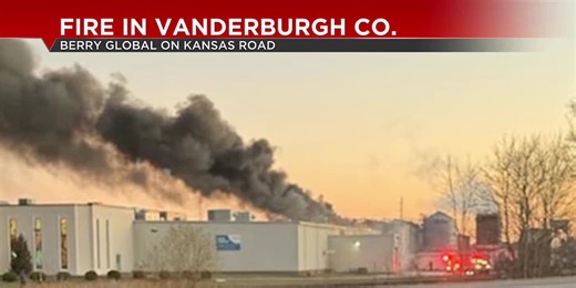 Fire crews respond to fire at Berry Global