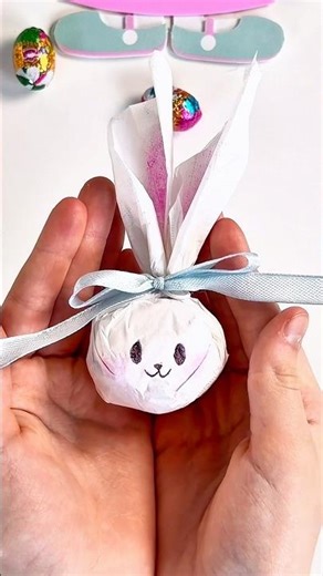 DIY Easter Bunny Gift for Kids | #easterdiy #eastercrafts #kidscrafts