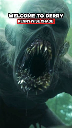 Pennywise Chase In Welcome To Derry‼️ #WelcomeToDerry #HBO #pennywise | BehindtheReel