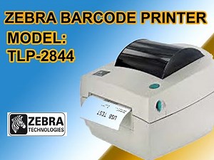 ZEBRA BARCODE PRINTER TLP2844 | DIRECT THERMAL STICKER PRINTER | LABEL PRINTER